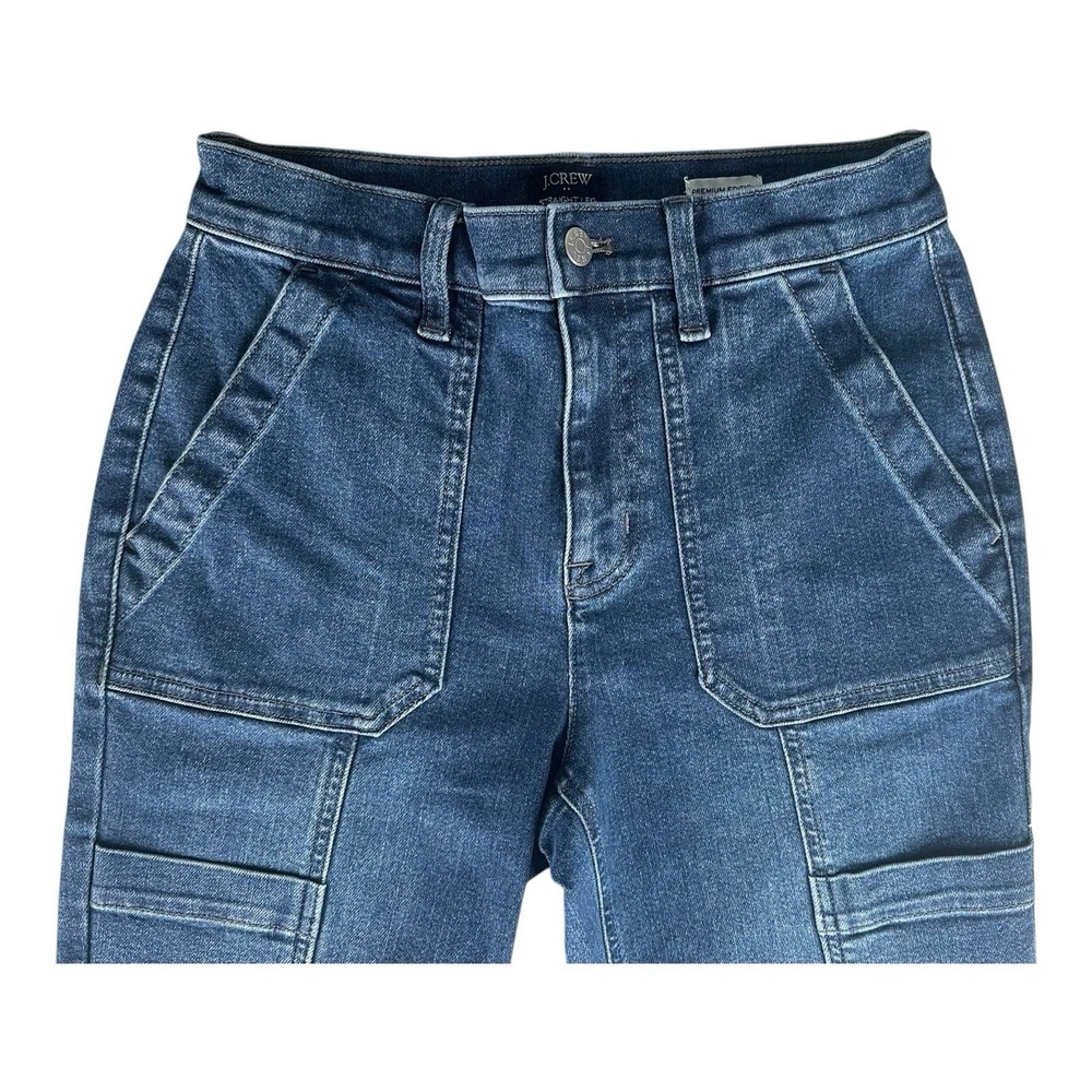 J. CREW Essential Straight Jeans In All-day Stretch Women's Size 25 - Picture 2 of 16